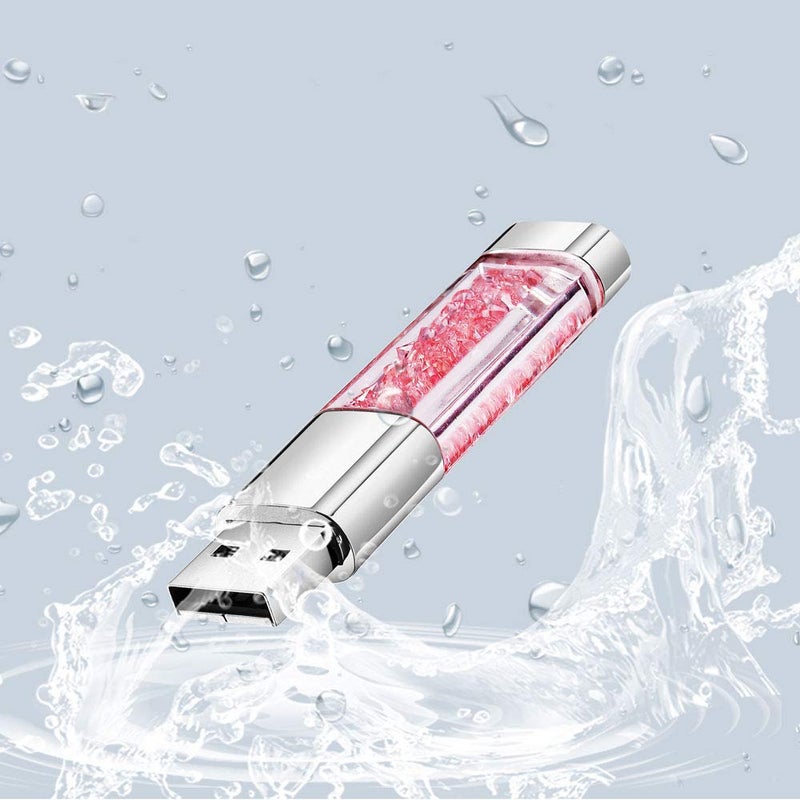 GARRULAX USB Flash Drive, 8GB / 16GB / 32GB USB2.0 USB Memory Stick Date Storage Pendrive Thumb Drives (32GB, Light Pink) - Image 5